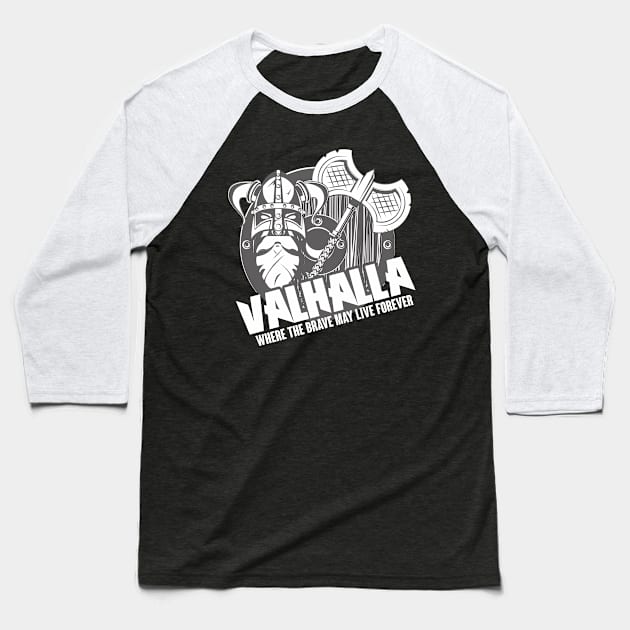 Valhalla Baseball T-Shirt by Insomnia_Project